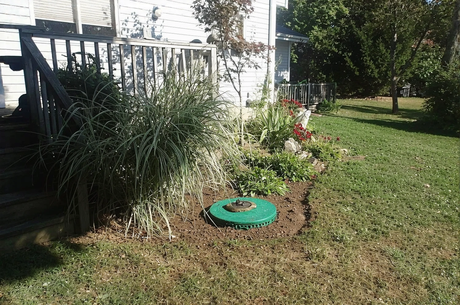 Customer photo of [what's shown in the image related to septic systems/product]