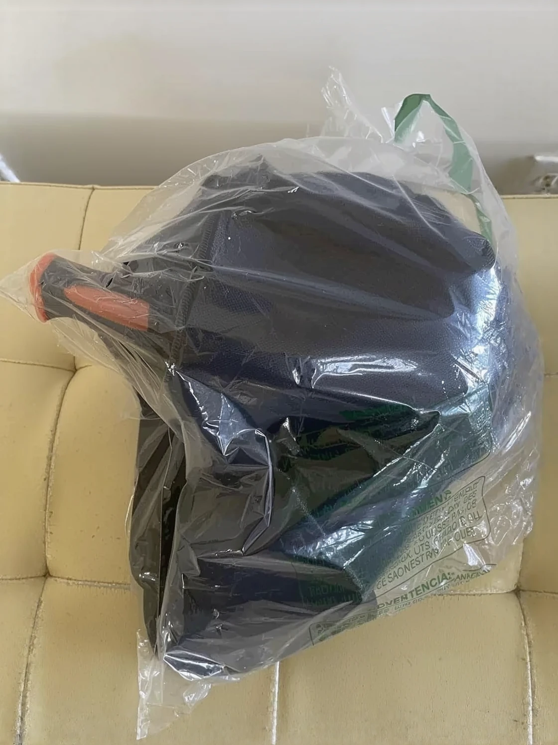 Customer photo of [specific item/situation related to septic/clogged lines]