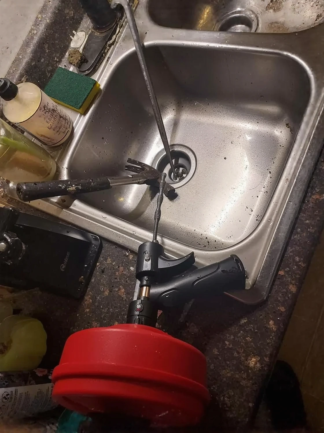 Customer review photo for Septic Backup vs Clogged Line: How to Tell Them Apart