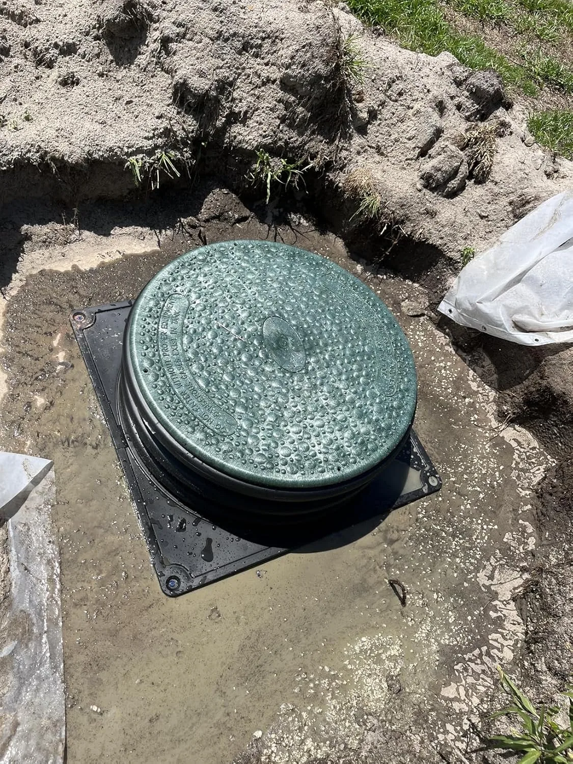 Customer review photo for Add a Riser to Your Tank and Never Dig Again