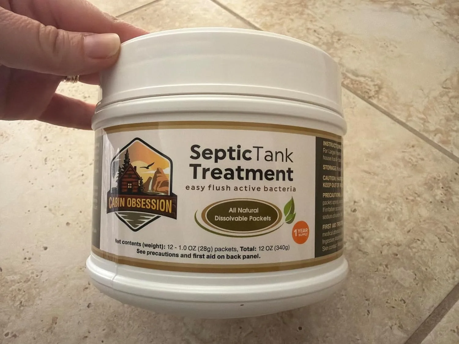 Customer review photo for Aerobic Septic Bacteria: Why They Die and How to Keep Them Thriving