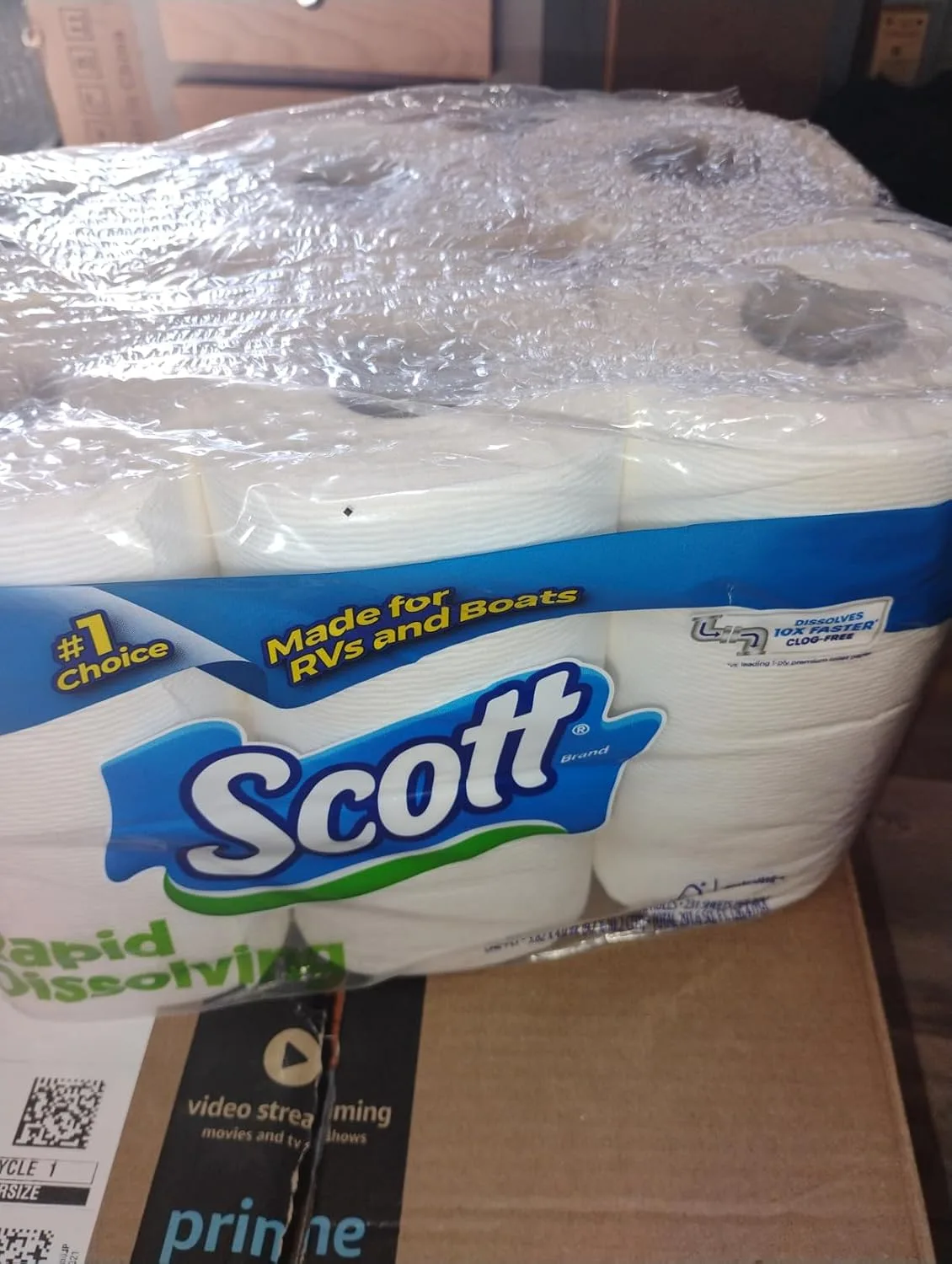 Customer review photo for Toilet Paper and Your Septic: Which Brands Break Down Fastest