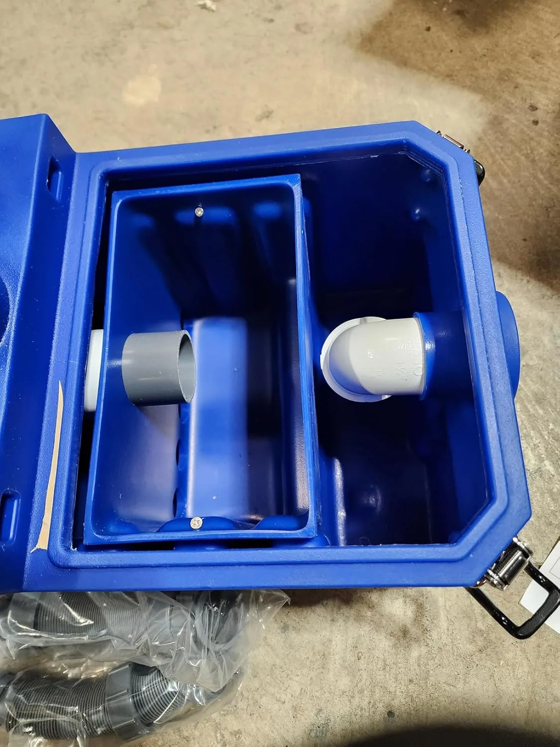 Customer photo of septic-safe drain treatment product package and contents