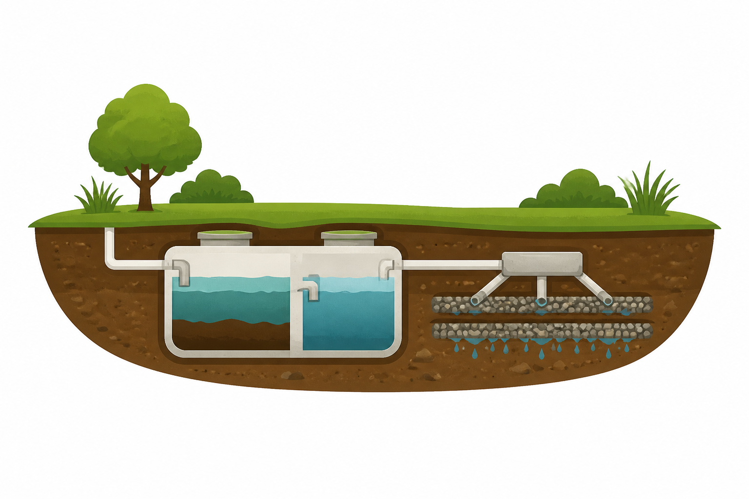 Backyard Septic