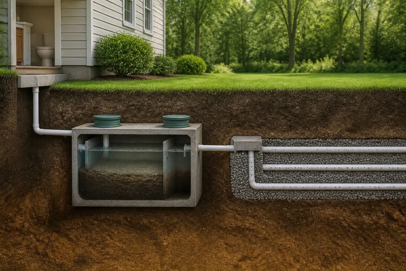 The Complete Homeowner Guide to Septic Systems — Care, Signs, and Survival
